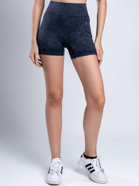 

SKNZ Women Solid Yoga Hot Pants Shorts, Black