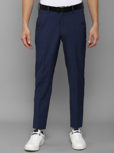 

Allen Solly Men Navy Blue Slim Fit Trousers
