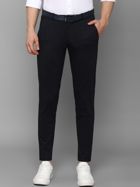 

Allen Solly Men Black Checked Slim Fit Trouser