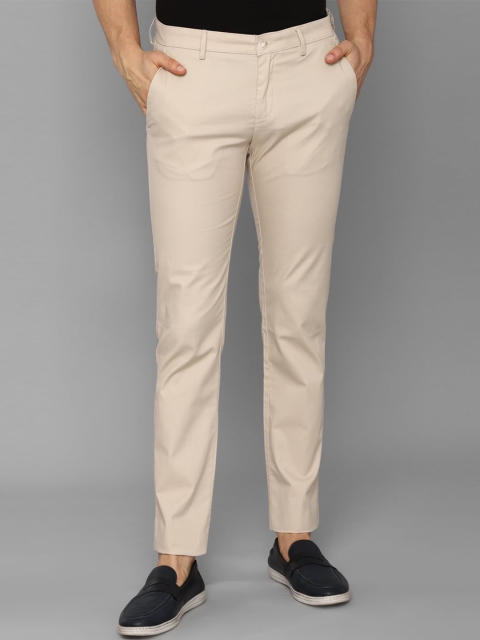 

Allen Solly Men Beige Slim Fit Trouser