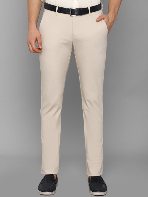 

Allen Solly Men Beige Slim Fit Trouser