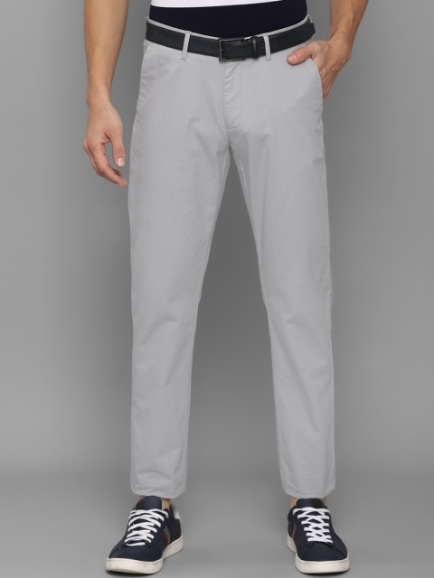 

Allen Solly Men Grey Slim Fit Trousers