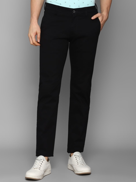 

Allen Solly Men Black Slim Fit Trousers