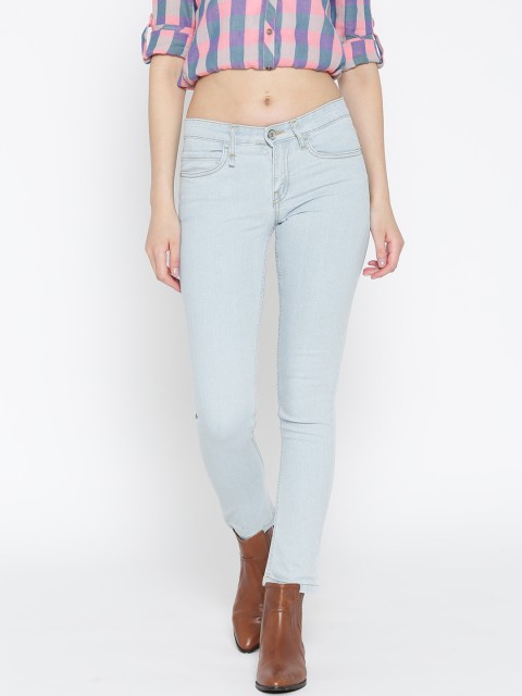

Roadster Women Blue Skinny Fit Mid-Rise Clean Look Stretchable Jeans