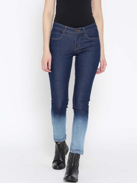 Roadster Women Blue Skinny Fit Mid-Rise Clean Look Stretchable Jeans available at myntra for Rs.449