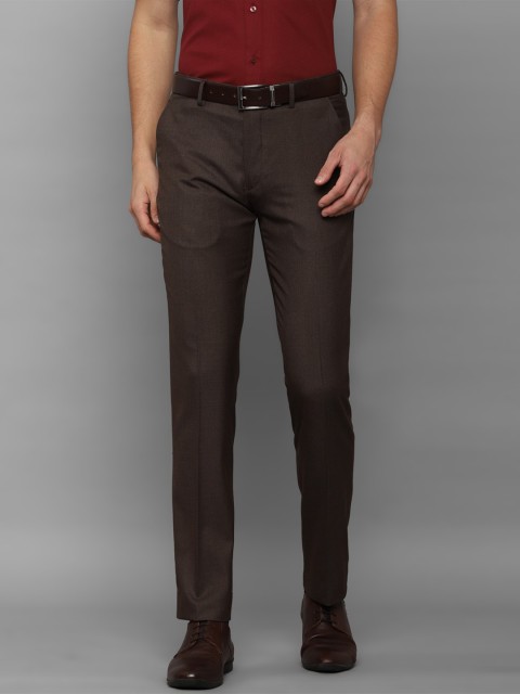 

Louis Philippe Men Brown Slim Fit Trousers