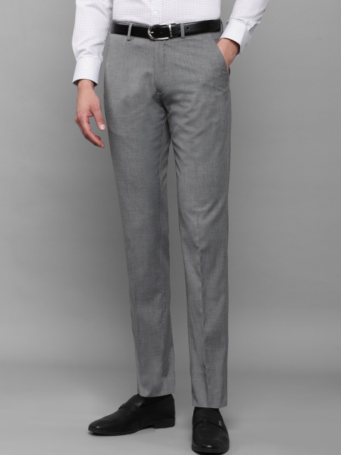 

Louis Philippe Men Grey Formal Trouser
