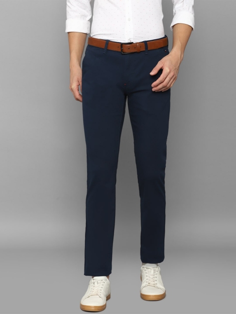 

Louis Philippe Sport Men Navy Blue Slim Fit Trousers