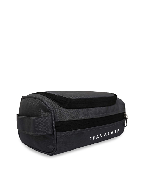 

TRAVALATE Unisex Waterproof Travel Toiletry Bag, Grey