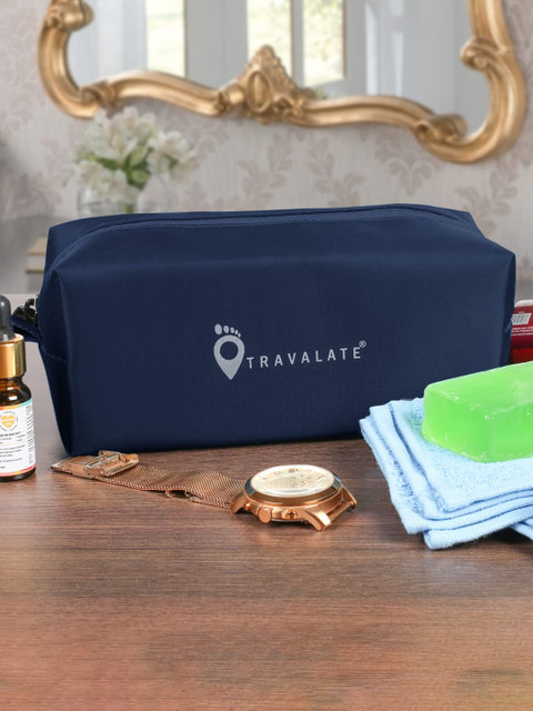 

TRAVALATE Unisex Waterproof Travel Toiletry Bag, Blue