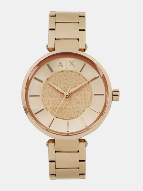 

Armani Exchange Women Rose Gold-Toned Analogue Watch AX5317