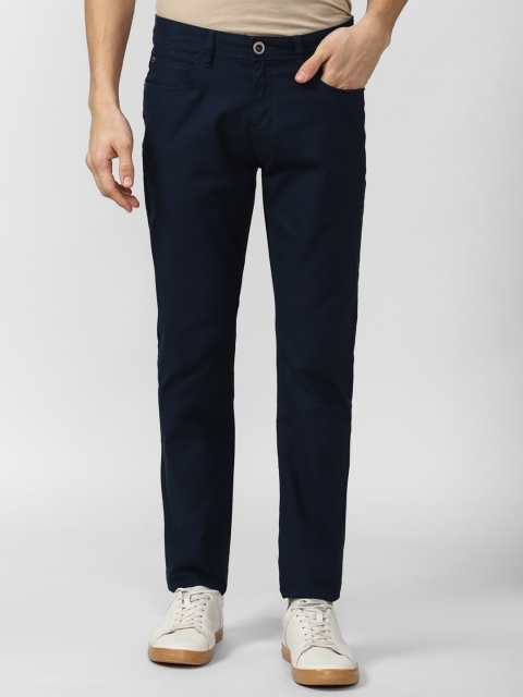 

Peter England Casuals Men Navy Blue Slim Fit Chinos Trouser