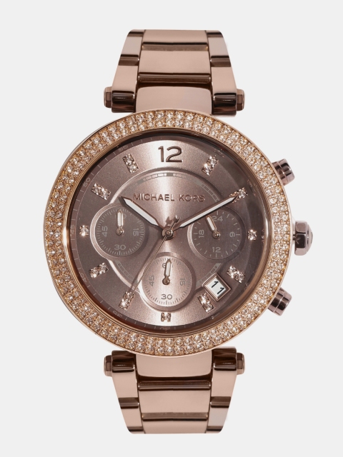 

Michael Kors Women Brown Multifunction Analogue Watch MK6378I