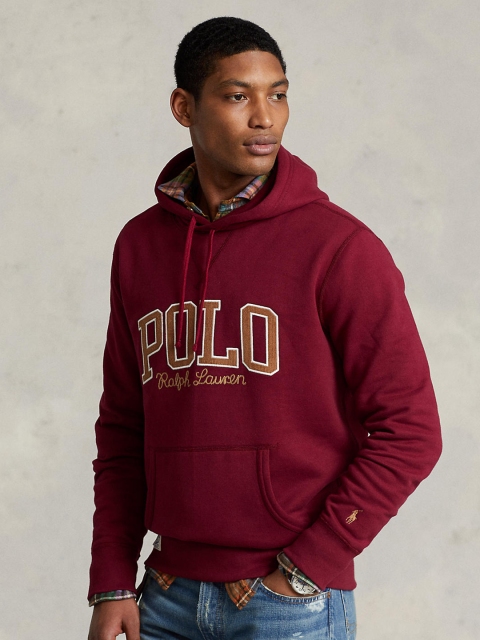

Polo Ralph Lauren Men Printed Hooded Sweatshirt, Red