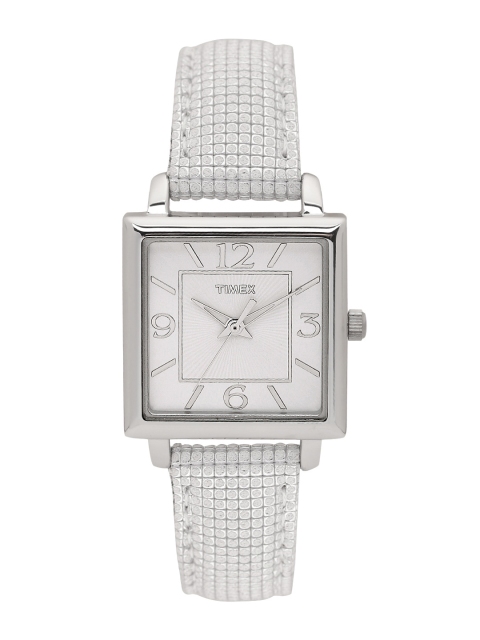 

Timex Women Silver-Toned Analogue Watch T2P378