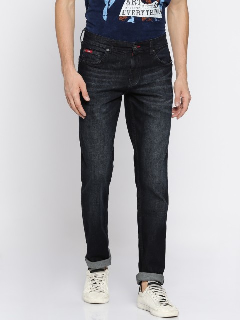 

Lee Cooper Men Blue Regular Fit Mid-Rise Clean Look Stretchable Jeans