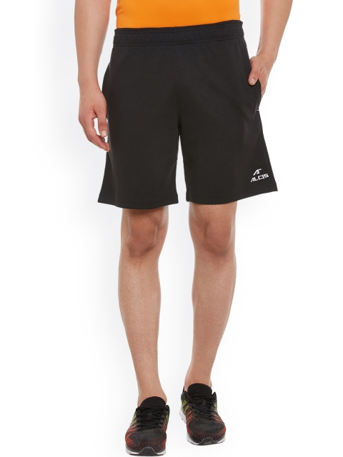 

Alcis Men Black Solid Regular Fit Core Pro Sports Shorts