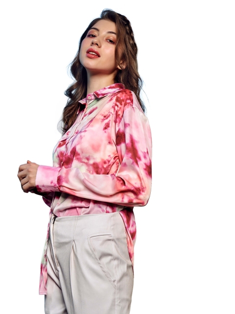 

NEOFAA Women Pink Casual Shirt