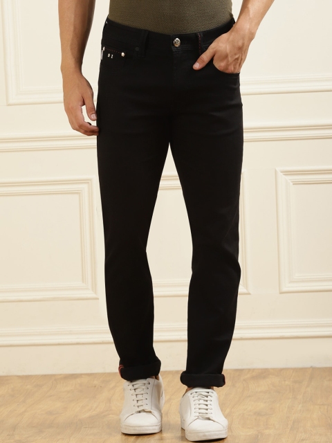 

Tramarossa Men Black Low Distress Ombre Jeans