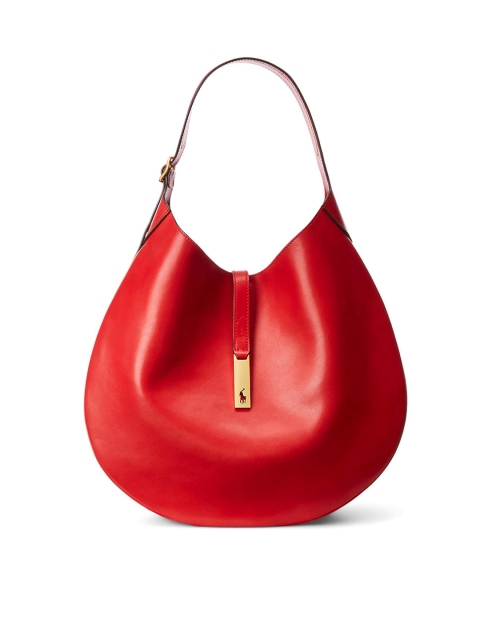 

Polo Ralph Lauren Women Red Solid Hobo Shoulder Bag