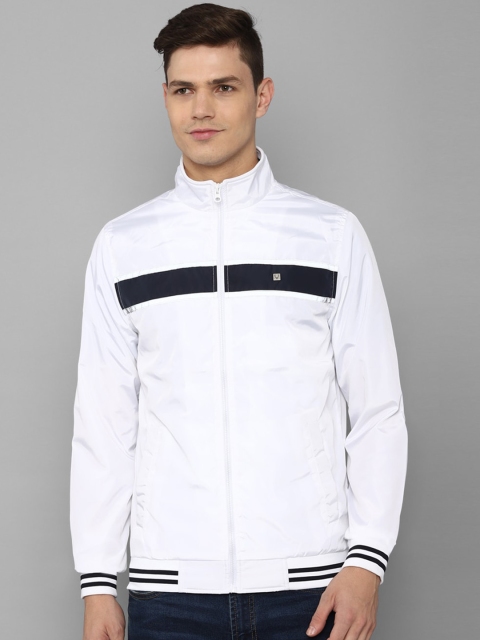 

Allen Solly Men White Colourblocked Bomber Jacket