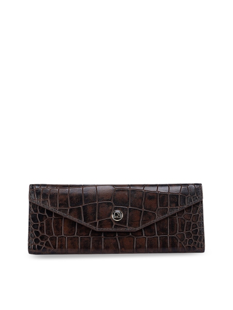 

Da Milano Textured Sunglasses Case, Brown