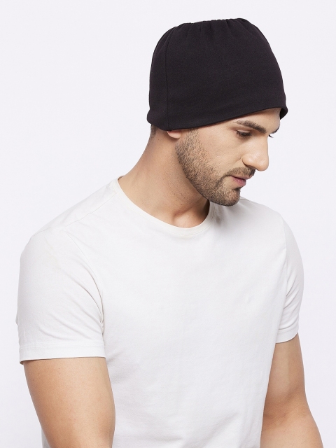 

Hypernation Men Black Solid Beanie