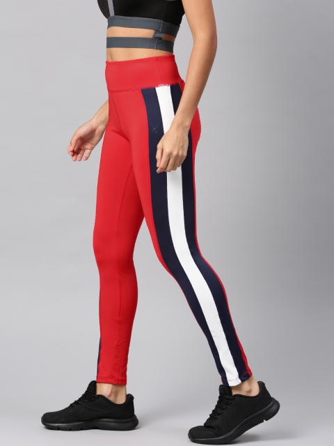 

HRX Active by Hrithik Roshan Red Tights