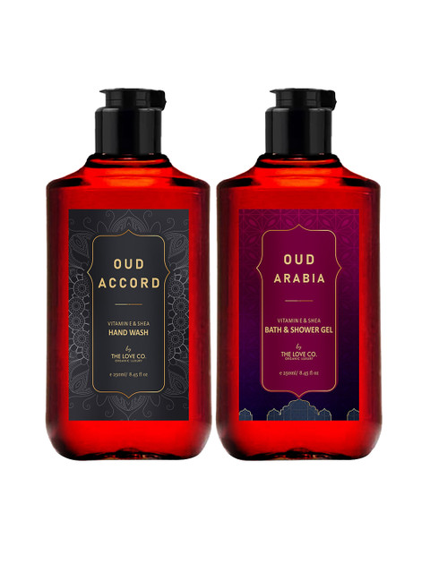 

THE LOVE CO. Set Of 2 Foaming Shower Gel 500ml, Multi
