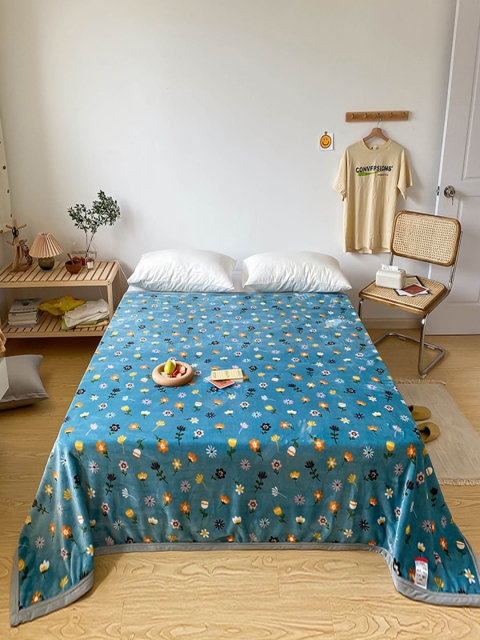 

JC Collection Unisex Multi Blankets Quilts and Dohars, Blue