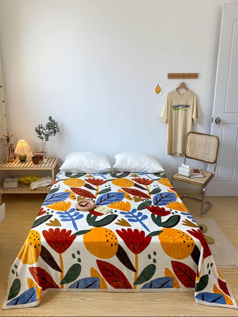 

JC Collection Unisex Multi Blankets Quilts and Dohars, White