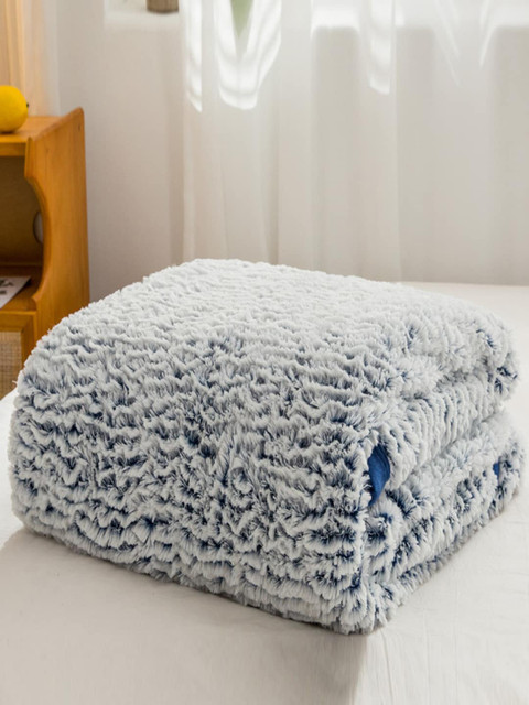 

JC Collection AC Room 450 GSM Single Bed Blanket, Navy blue