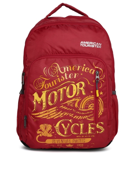 

AMERICAN TOURISTER Unisex Red AMT BOOM Graphic Backpack