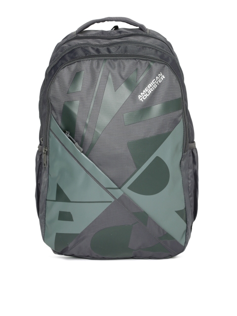 

AMERICAN TOURISTER Unisex Grey AMT BOOM Printed Backpack