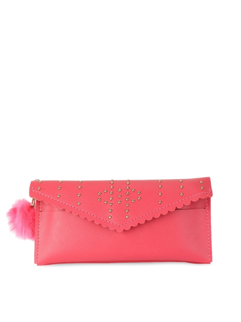 

ZEVORA Women Embellished Purse Clutch, Pink