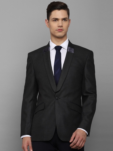 

Louis Philippe Men Black Solid Single-Breasted Formal Blazers
