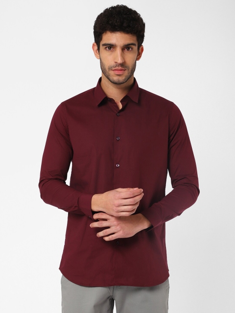 

R&B Men Maroon Casual Shirt