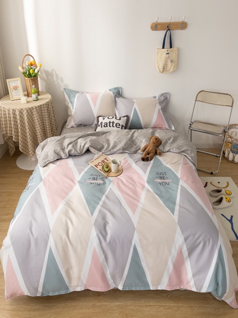 

JC Collection Multi Printed Pure Cotton Bedding Set