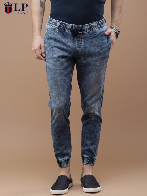 

Louis Philippe Jeans Men Blue Steven Slim Fit Low-Rise Clean Look Stretchable Jeans