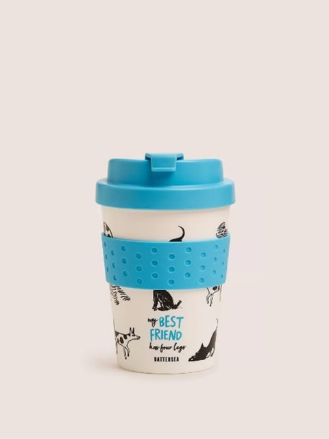 

Marks & Spencer Printed Ceramic Matte Cup, Blue