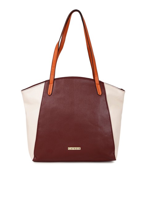 

Caprese Brown & Beige Colourblocked Shoulder Bag
