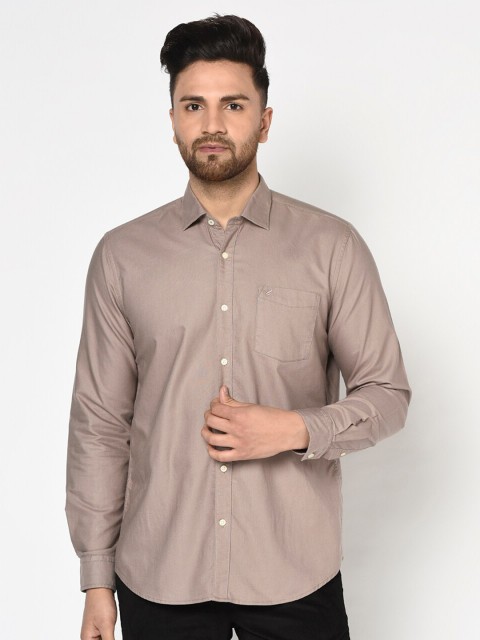 

Blackberrys Men Beige Slim Fit Casual Shirt