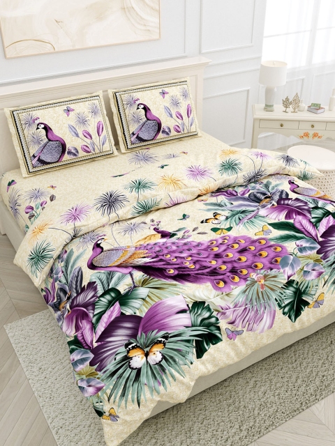 

Salona Bichona Unisex Purple Bedsheets