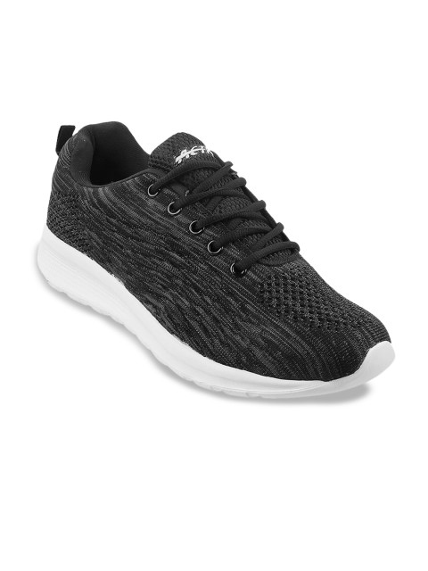 

WALKWAY by Metro Men Black Textured Sneakers