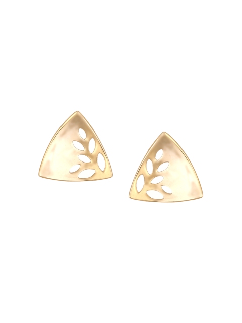 

Mia by Tanishq 14-Karat Gold Stud Earrings with Triangular Designs