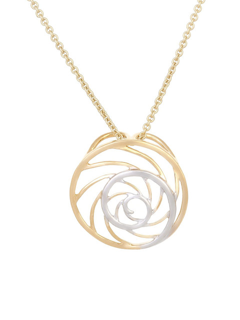 

Mia by Tanishq 14-Karat Yellow Gold Pendant with Chain