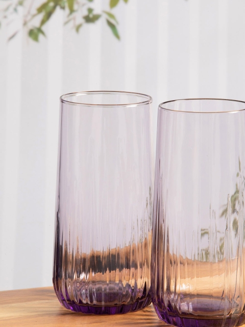 

Pasabahce Pink Set of 6 Glass Tumblers