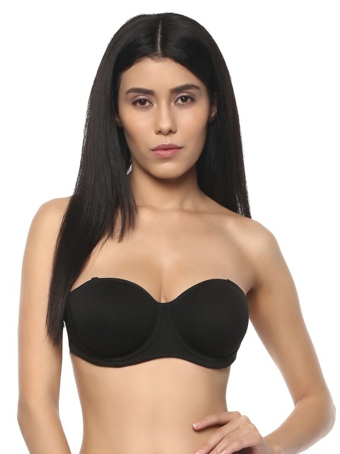

Soie Black Underwired Non-Padded Everyday Bra