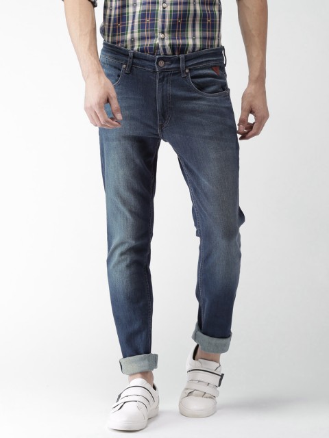 

Harvard Men Blue Skinny Fit Mid-Rise Clean Look Stretchable Jeans
