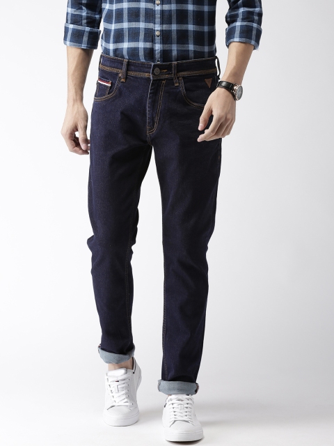 

Harvard Men Blue Slim Fit Mid-Rise Clean Look Stretchable Jeans